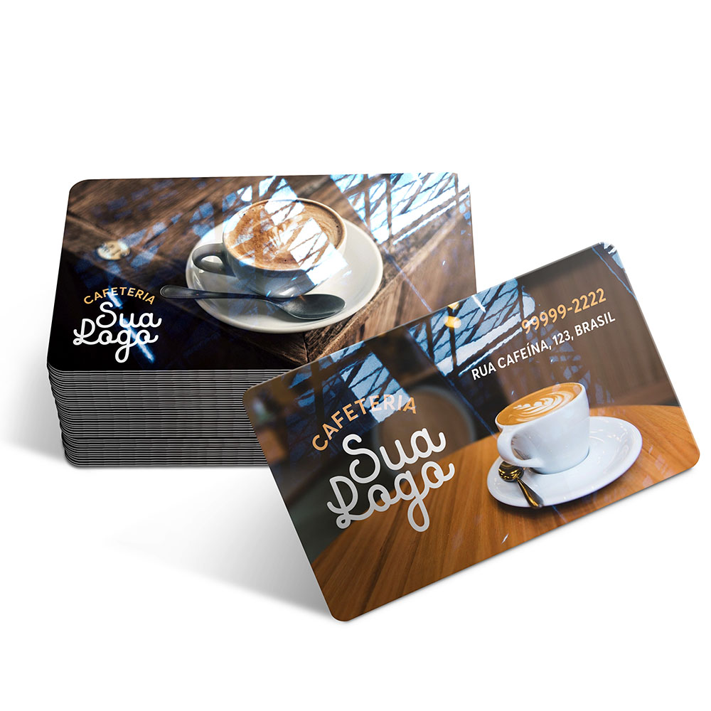 240UN. CARTÃO DE VISITA PVC PREMIUM